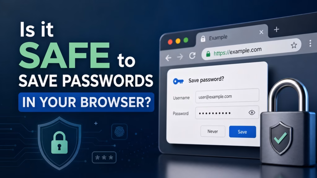 is it safe to save passwords in your browser