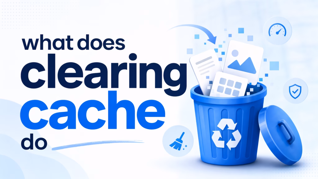 what does clearing cache do