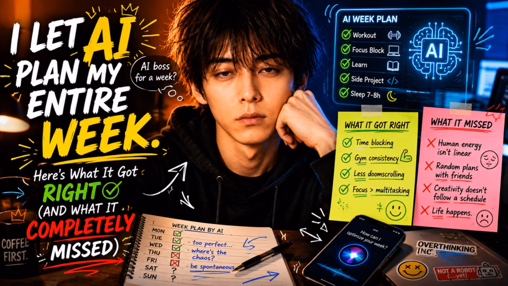 I Let AI Plan My Week