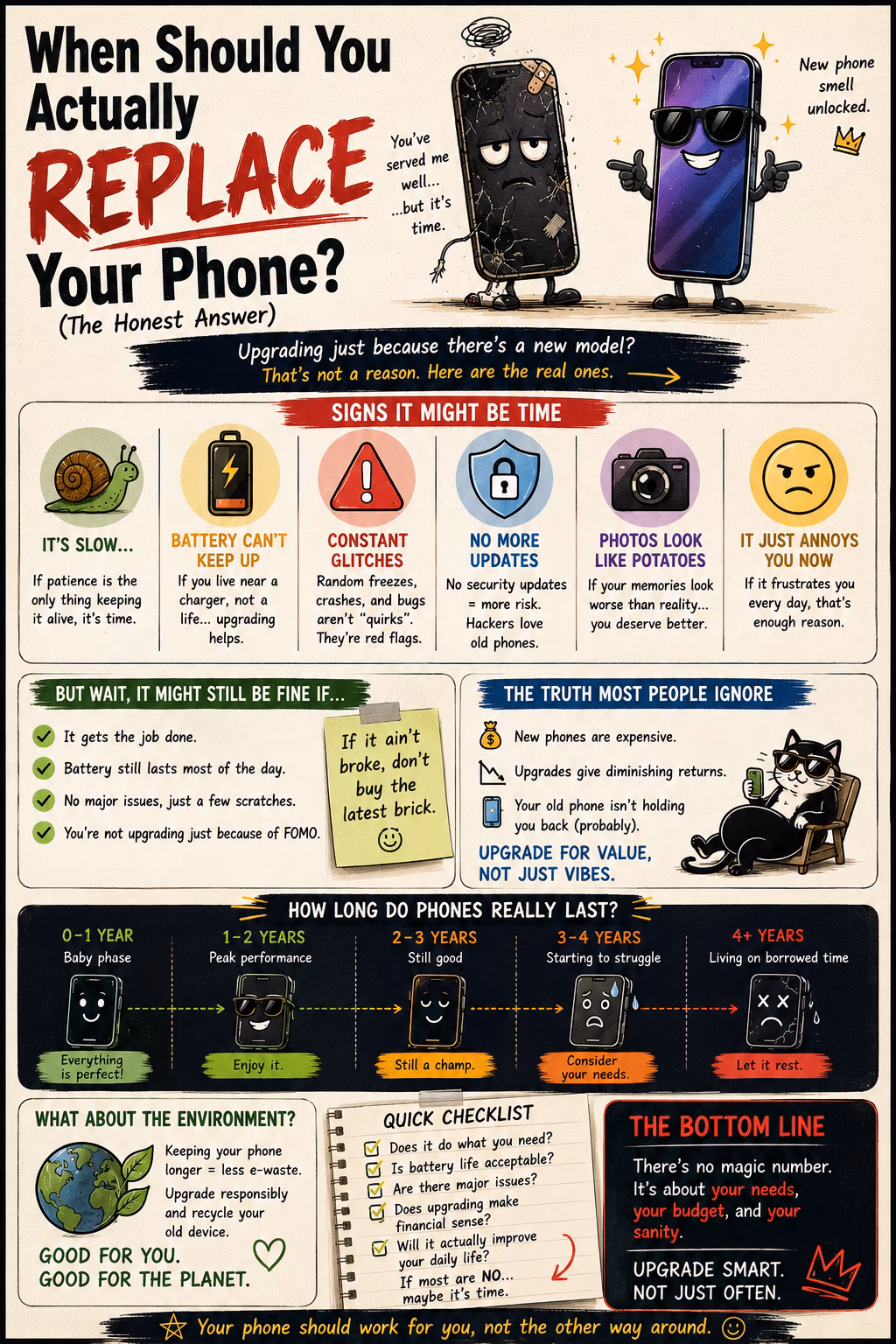 how to determine whether you should replace your old phone