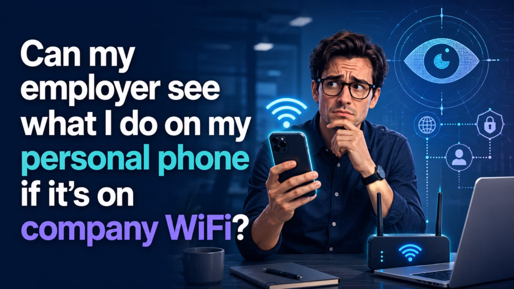 Can My Employer See My Personal Phone on Company WiFi