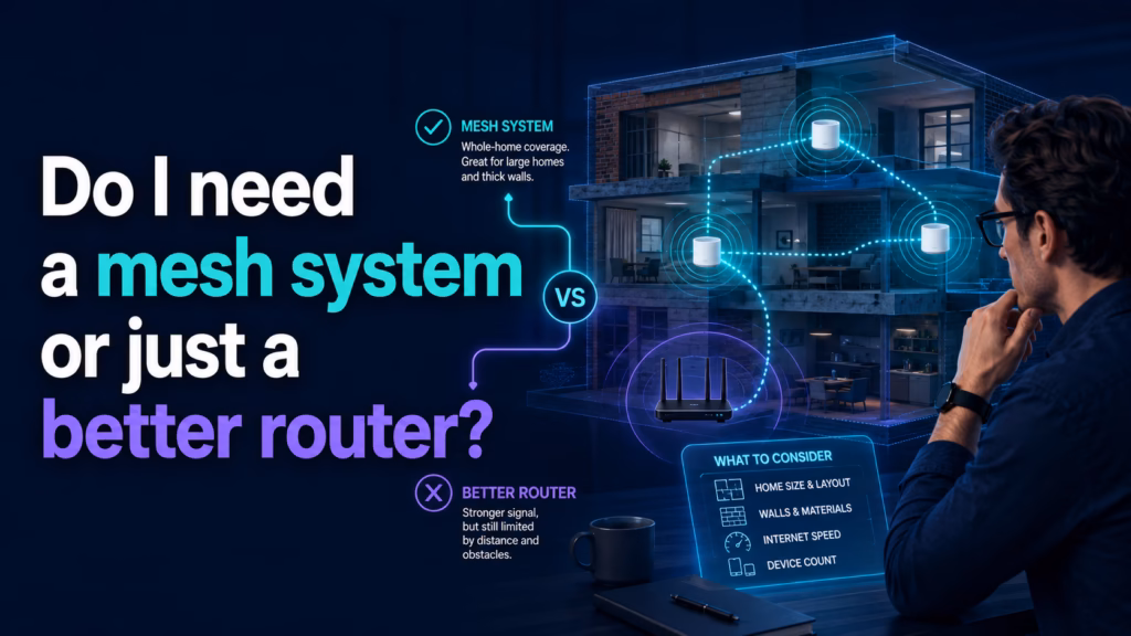 Do I Need a Mesh System or a Better Router