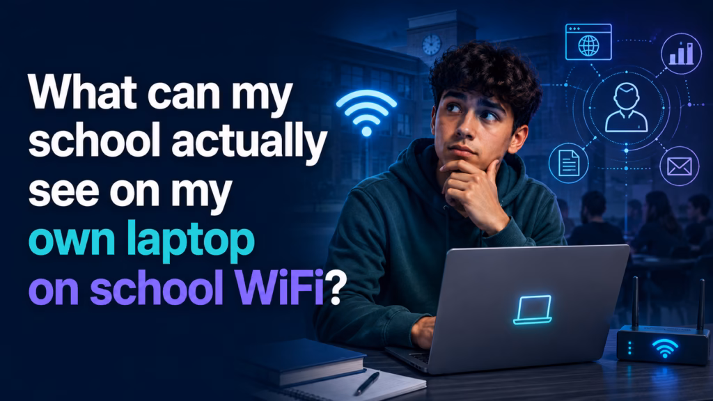 What Can My School See on My Laptop School WiFi